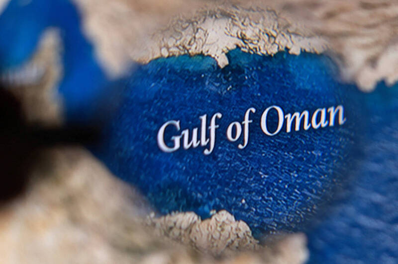 伊朗扣押在阿曼湾(Gulf of Oman)的油轮Ocean Koi。阿曼湾示意图。(路透档案照) 伊朗扣押在阿曼湾(Gulf of Oman)的油轮Ocean Koi。阿曼湾示意图。(路透档案照)